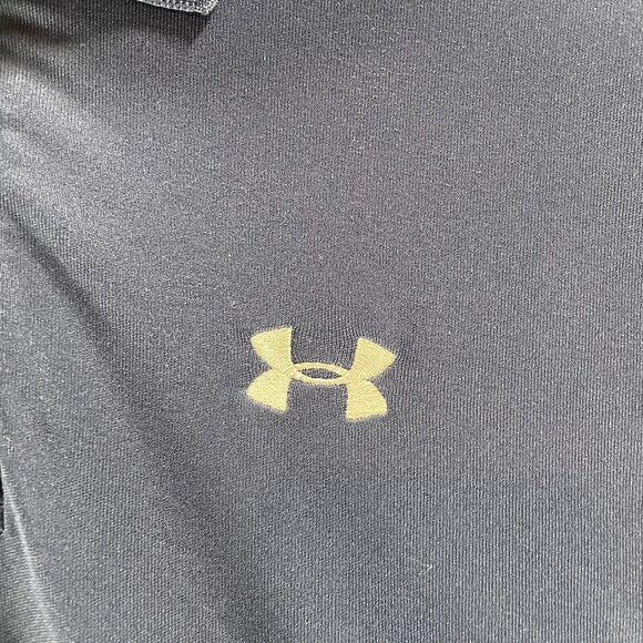 Under Armour Polo Shirt Mens Large Blue Short Sleeve Collared Adult Pullover - Picture 3 of 13